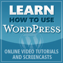 Learn how to use WordPress - Online video tutorials for Wordpress 3.0